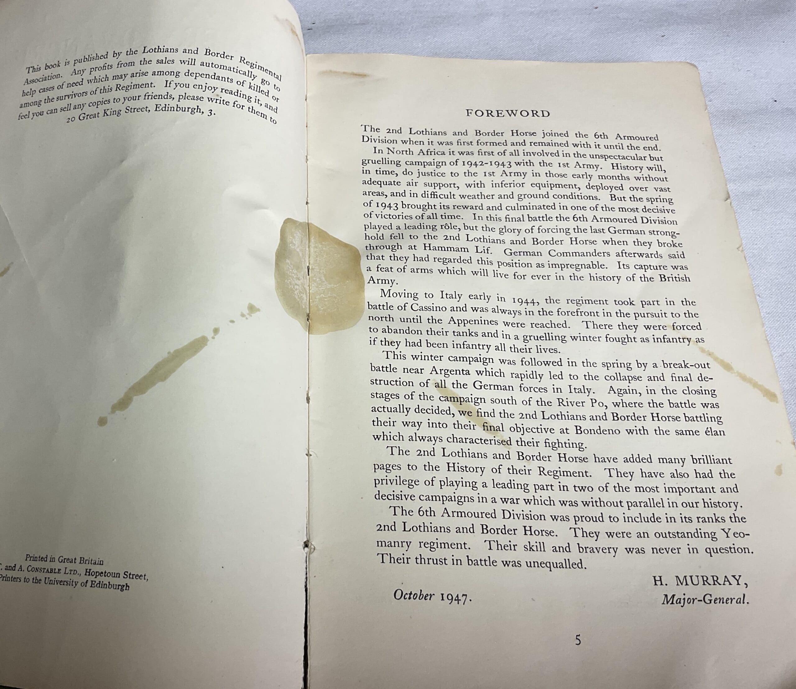 'Driver advance!' : Being a short account of the 2nd Lothians and Border Horse, 1939-1946 - Image 3
