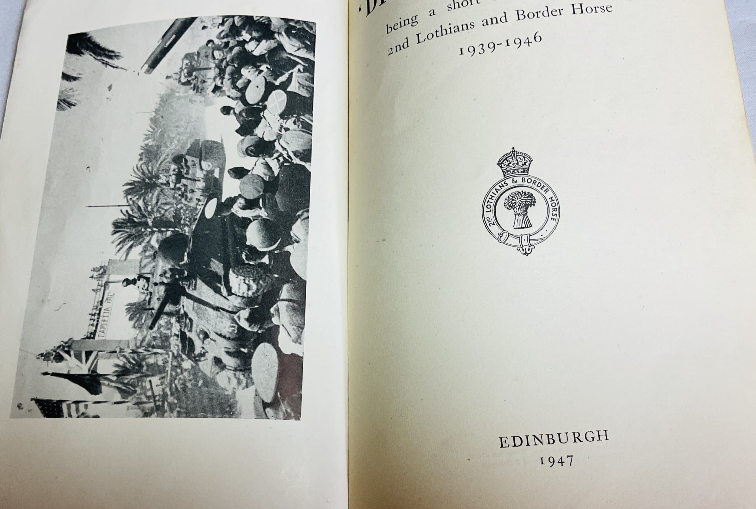 'Driver advance!' : Being a short account of the 2nd Lothians and Border Horse, 1939-1946 - Image 3