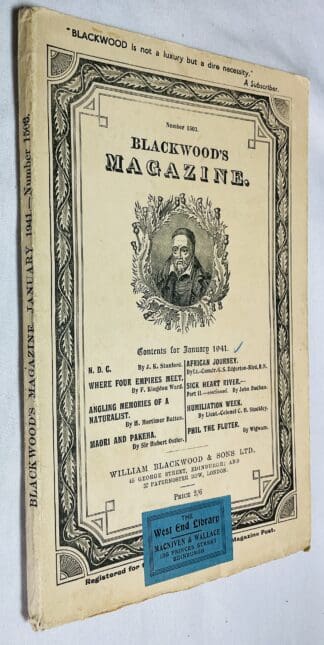 Blackwood's Magazine: Number 1503 [Vol. 249, January 1941]
