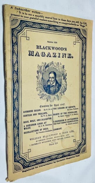 Blackwood's Magazine: Number 1578 [Vol. 261, April 1947]