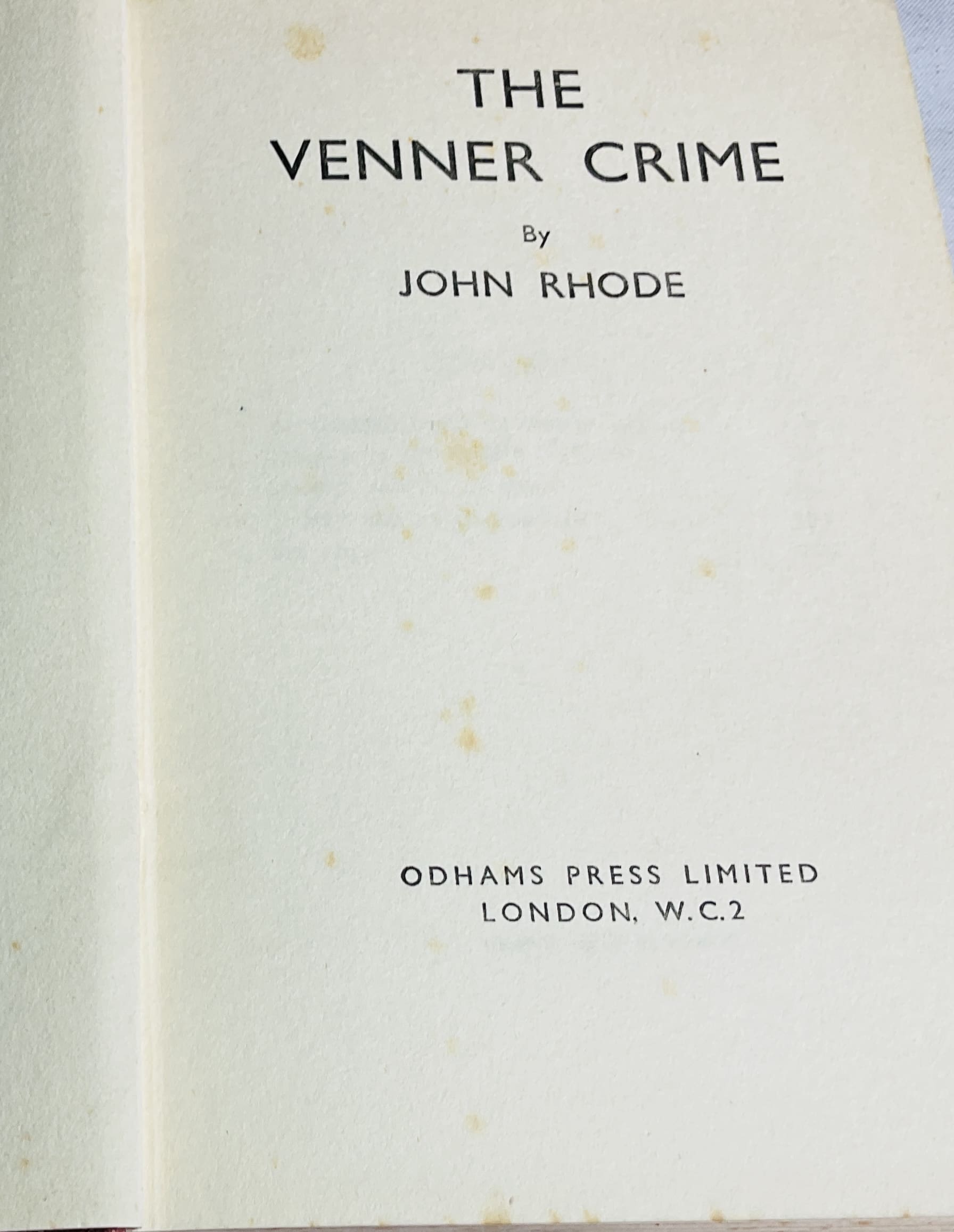 The Venner Crime - Image 2