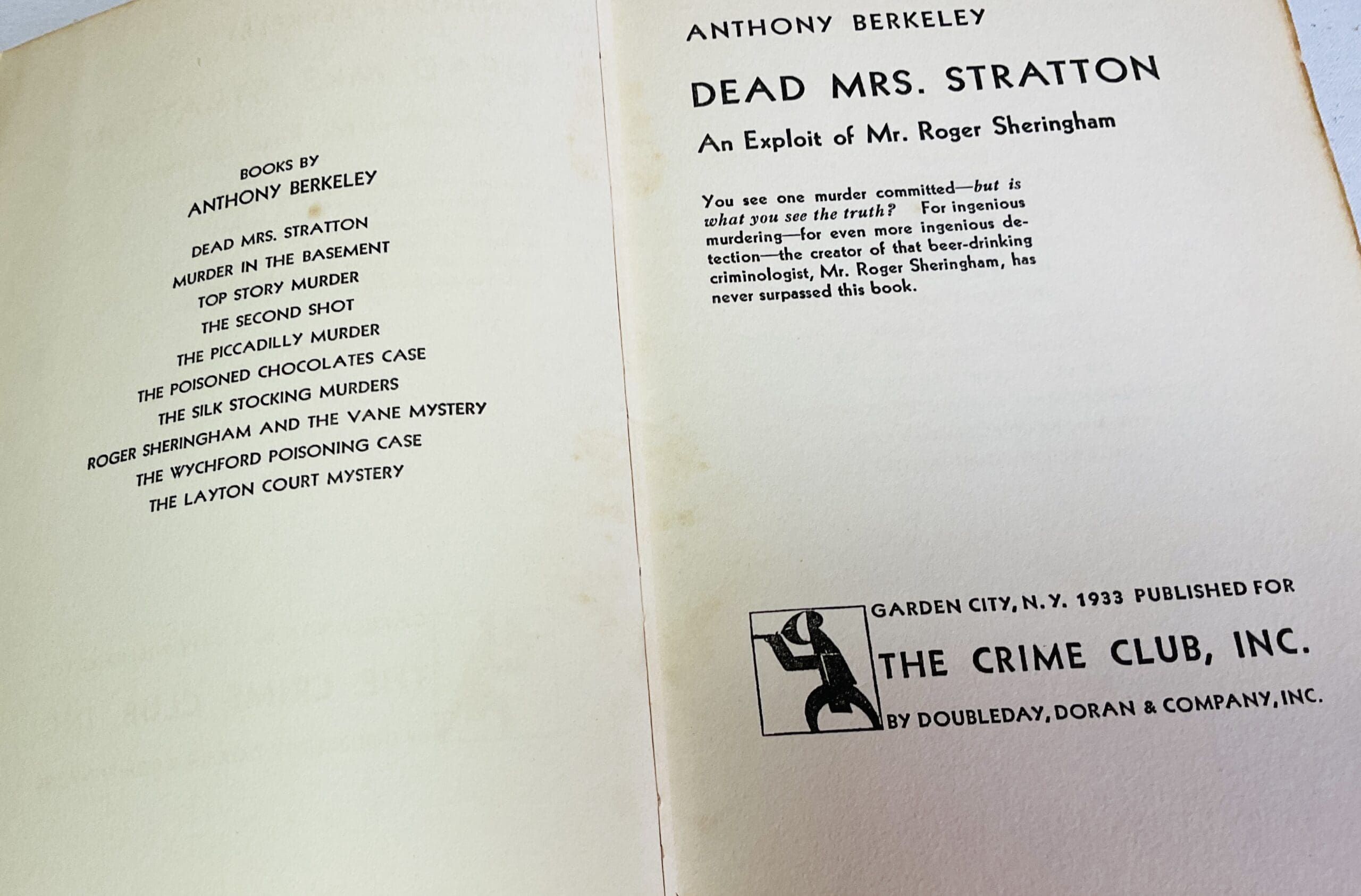 Dead Mrs. Stratton: An Exploit of Mr. Roger Sheringham - Image 3