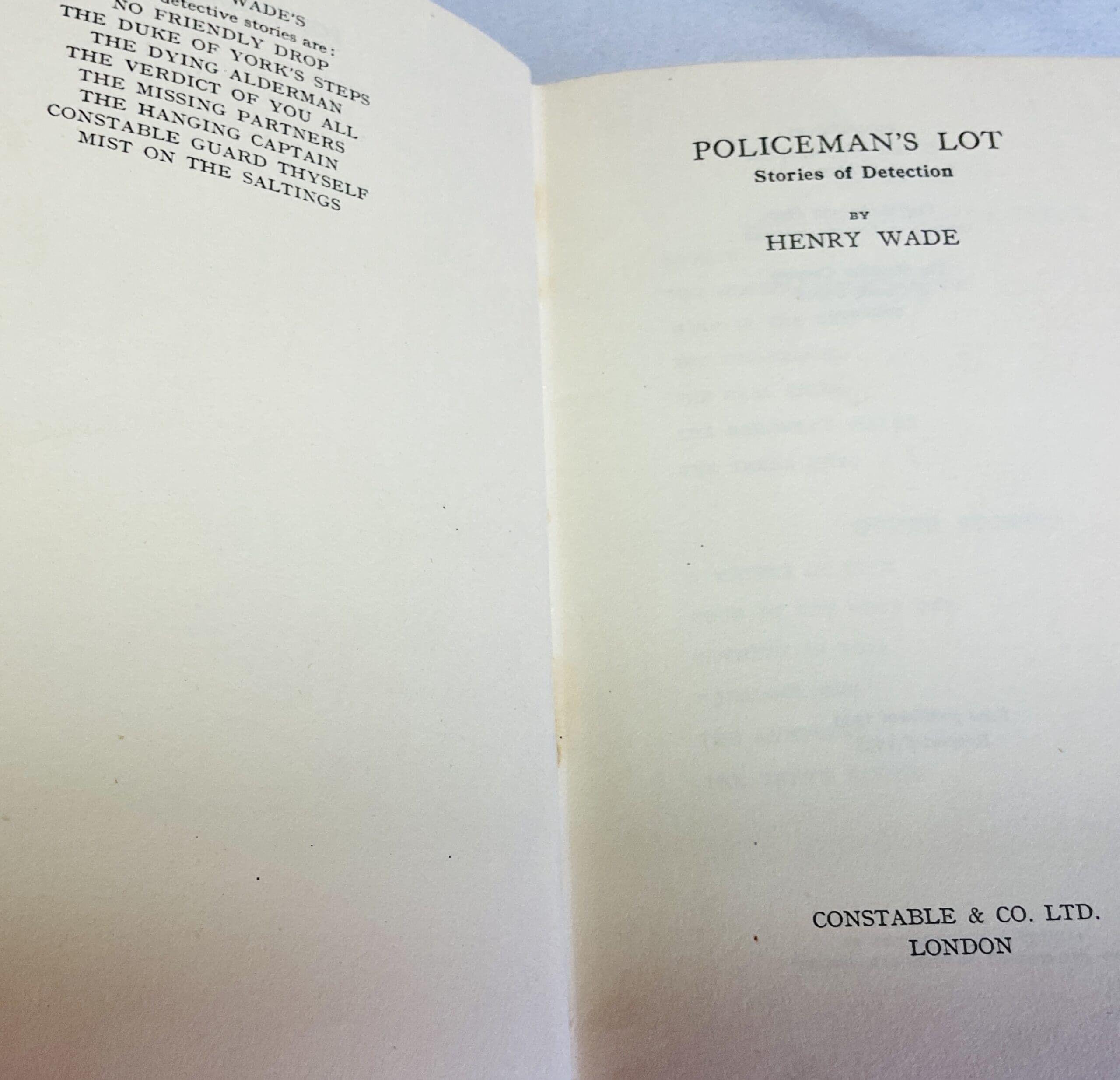 Policeman's Lot - Image 2