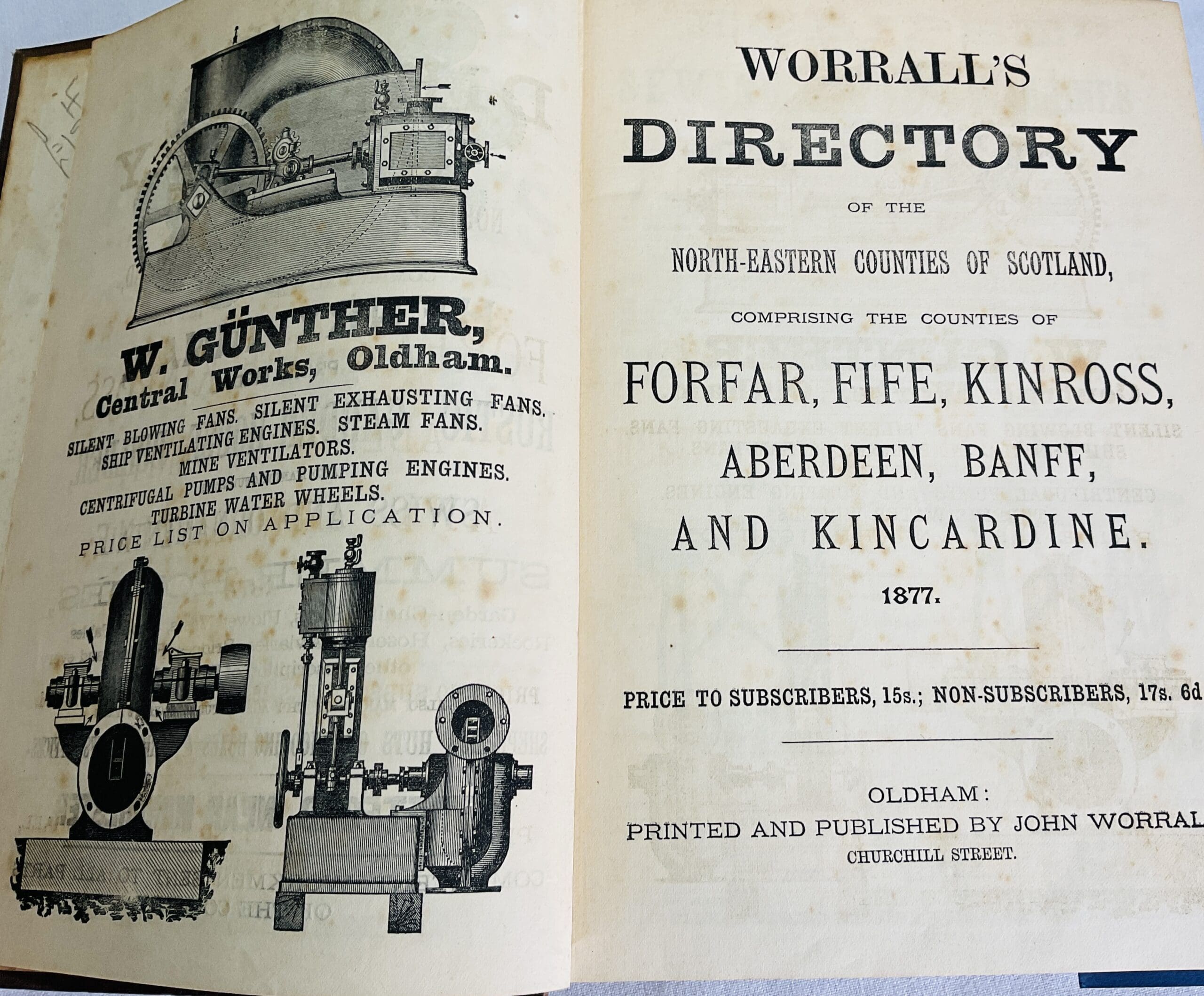 Worrall's Directory of the North-Eastern Counties of Scotland: Comprising the Counties of Forfar, Fife, Kinross, Aberdeen, Banff, and Kincardine - Image 2