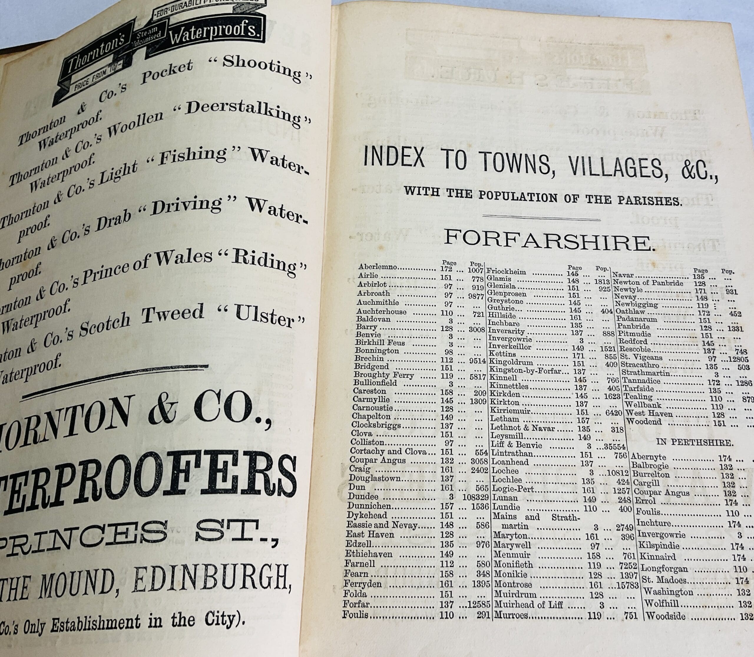 Worrall's Directory of the North-Eastern Counties of Scotland: Comprising the Counties of Forfar, Fife, Kinross, Aberdeen, Banff, and Kincardine - Image 3