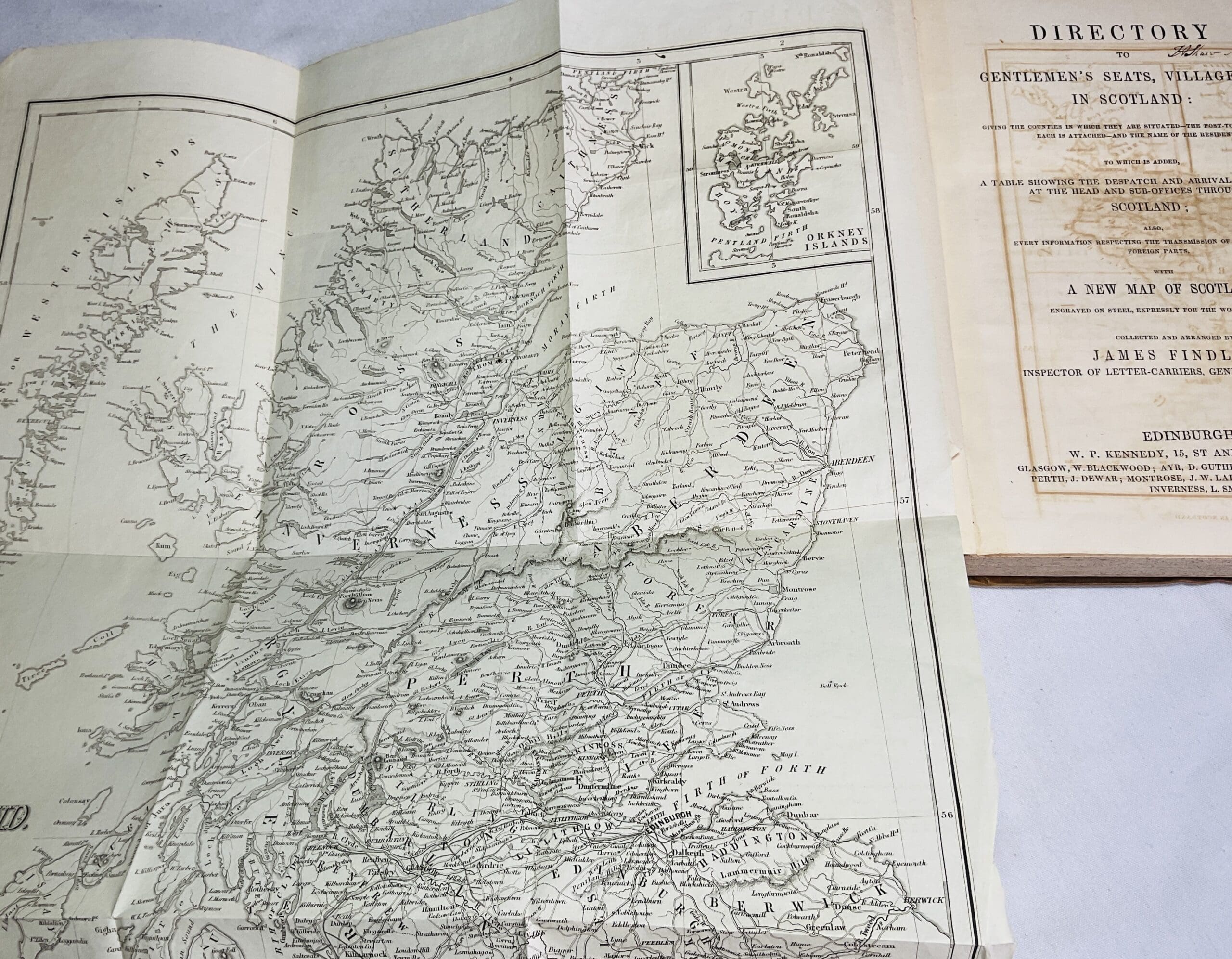 Directory to Gentlemen's Seats, Villages, &c. in Scotland : Giving the counties in which they are situated, the post-towns to which each is attached, and the name of the resident - Image 3