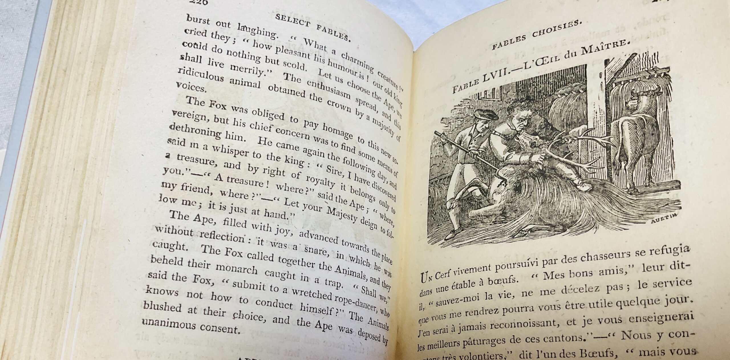 The Manual of Youth: Containing, I. Sixty fables, French and English, ornamented with one hundred and twenty cuts, representing the subjects of the fables in the French part, and furnishing, in the English part, a series of elementary lessons, in the several styles of drawing; II. Remarks on rhetoric, with various examples on the different styles, figures and tropes; III. A large collection of extracts, in prose and verse, selected from the most approved authors, English and French - Image 5