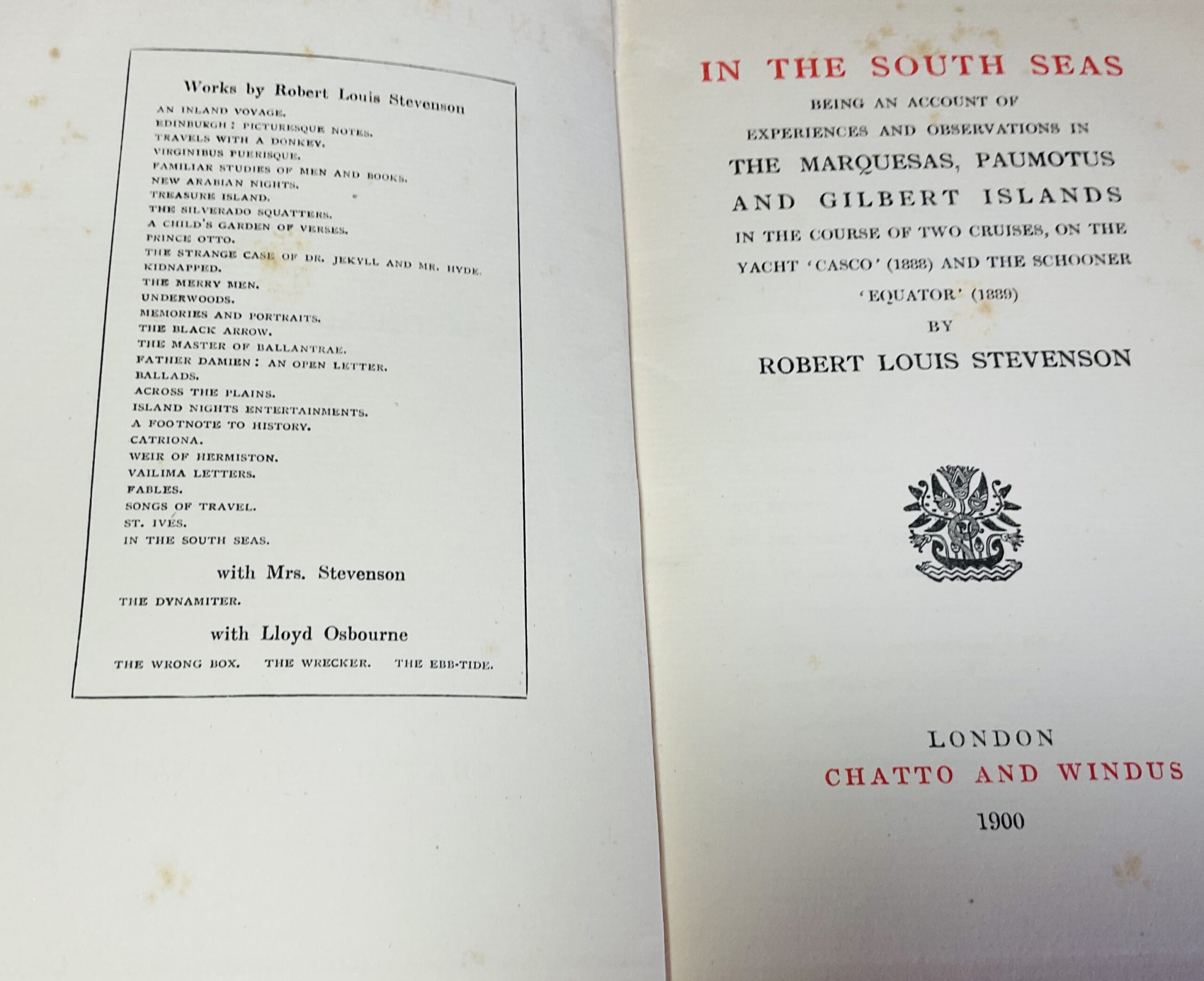 In the South Seas: Being An Account of Experiences and Observations in the Marqueas, Paumotus and Gilbert Islands in the Course of Two Cruises, on the Yacht 'Casco' (1888) and the Schooner 'Equator' (Copy) - Image 3
